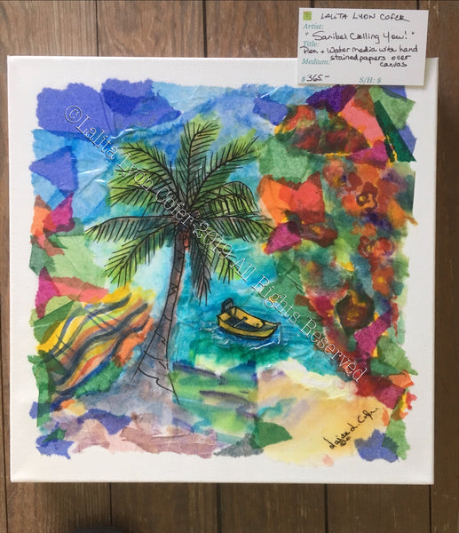 “SANIBEL CALLING YOU!”  Original painting SOLD  Print Available $69.