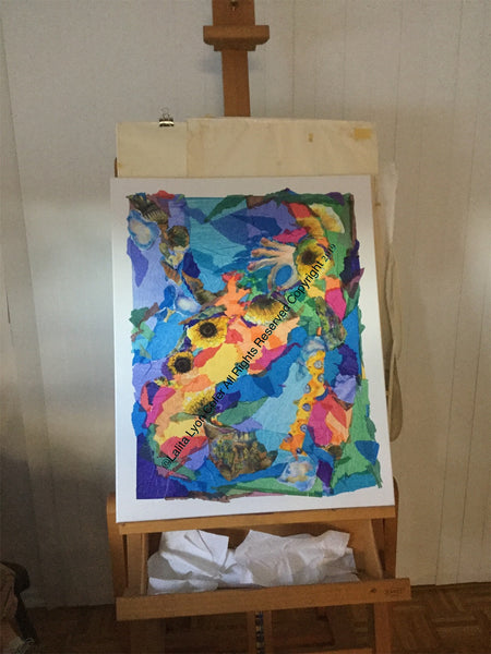 “WHAT A DAY FOR PICKING DAISIES”Original painting by Lalita Lyon Cofer $2,300