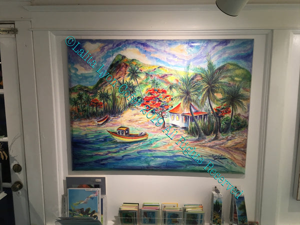 “YELLOW BIRD” Original painting