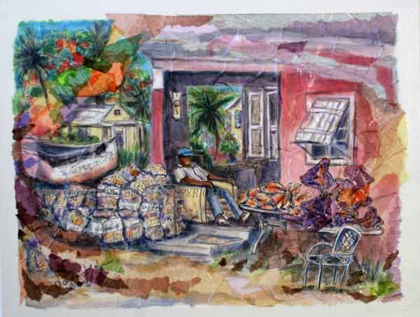 I Sells Conch For A Livin’ -  Print $69.00 - Original Sold