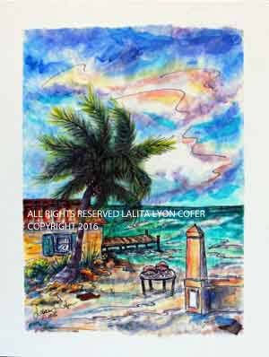 “Beach Treasure” -  Original Sold - buy a print $139.00