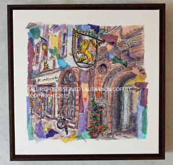 The Ritter St. George Inn. ORIGINAL SOLD  Prints available $65